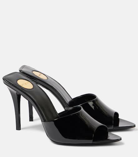 Mules Romy en cuir verni - Saint Laurent - Modalova