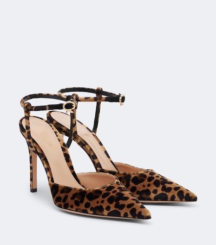 Escarpins à imprimé léopard - Gianvito Rossi - Modalova