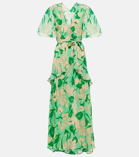 Robe midi Evie en soie à fleurs - Rixo - Modalova