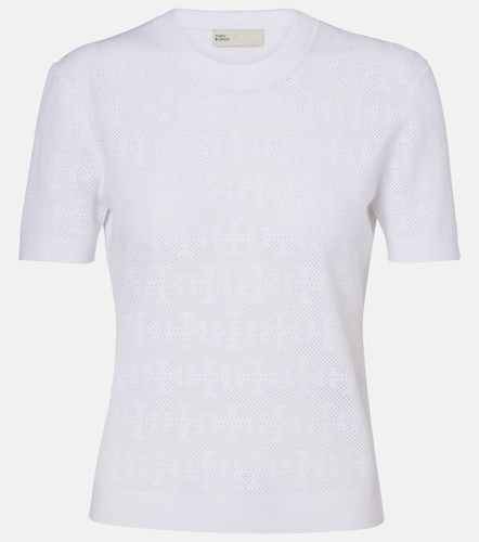 Pull T Monogram en jacquard - Tory Burch - Modalova