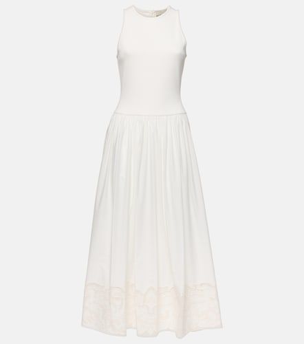 Alémais Robe midi Pegasus en popeline de coton brodée - Alemais - Modalova
