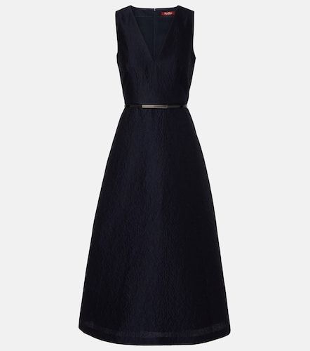 Robe midi Lyon en coton et soie - Max Mara - Modalova