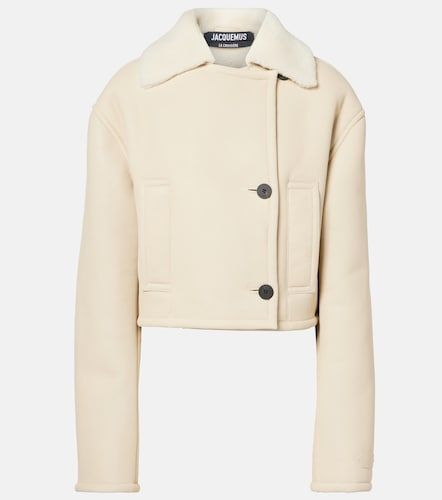 Veste courte Marino en peau lainée - Jacquemus - Modalova
