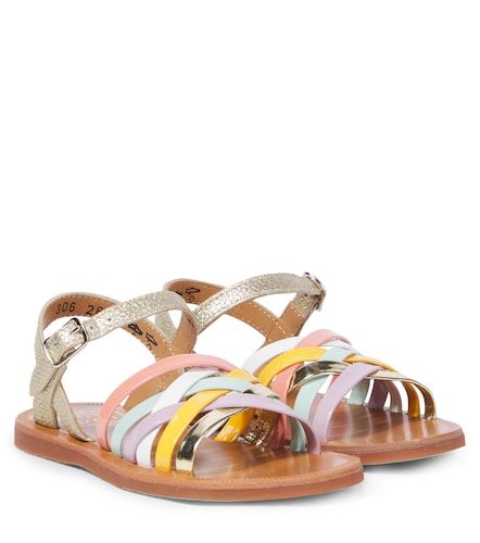Sandales Plagette Lux en cuir - Pom d'Api - Modalova