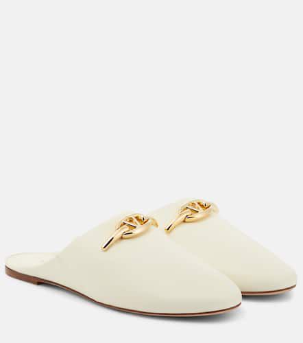 Mules VLogo Gate en cuir - Valentino Garavani - Modalova