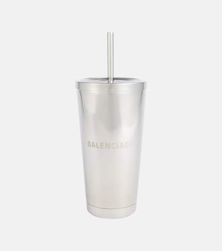 Tasse réutilisable en acier inoxydable à logo - Balenciaga - Modalova