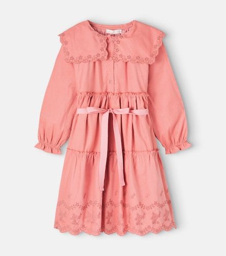 Robe Manola brodée en coton - C'era Una Volta - Modalova