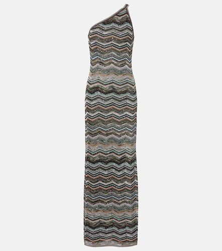 Robe asymétrique Zigzag en lamé - Missoni - Modalova