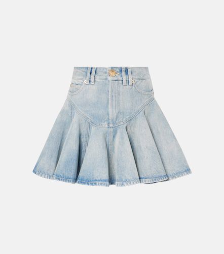 Balmain Mini-jupe en jean - Balmain - Modalova