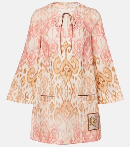 Robe de plage Aster en lin à imprimé - Zimmermann - Modalova