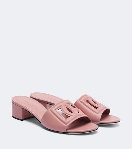 Dolce&Gabbana Mules DG en cuir - Dolce&Gabbana - Modalova