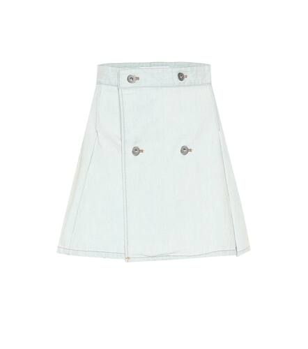 Mini-jupe portefeuille en jean - Matthew Adams Dolan - Modalova