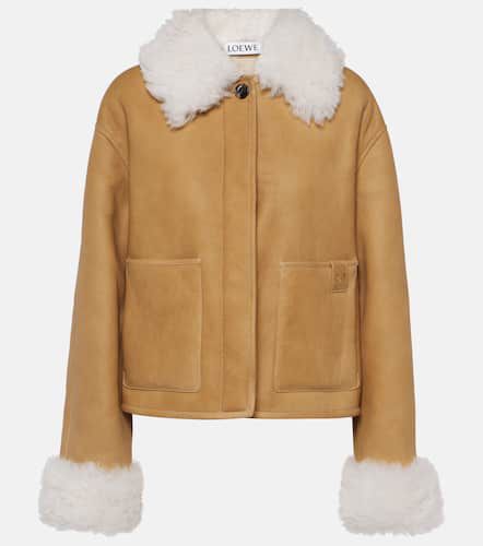 Loewe Veste en cuir et shearling - Loewe - Modalova