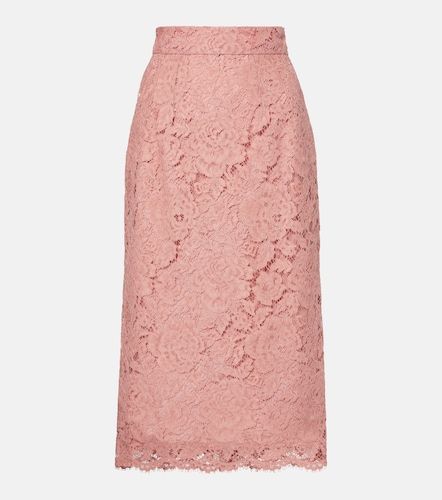 Dolce&Gabbana Jupe midi en dentelle - Dolce&Gabbana - Modalova