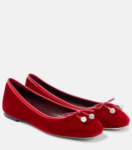 Ballerines Elme en velours - Jimmy Choo - Modalova