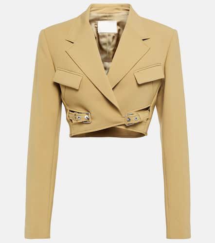 Blazer raccourci Interlock en laine mélangée - Dion Lee - Modalova