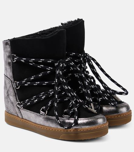 Bottines après-ski Nowles en cuir - Isabel Marant - Modalova