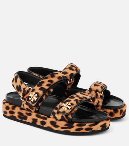 Sandales Kira en cuir façon poulain - Tory Burch - Modalova