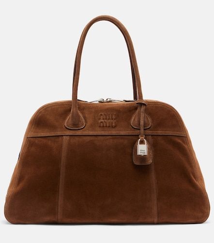 Sac bowling Vivant Large en daim - Miu Miu - Modalova