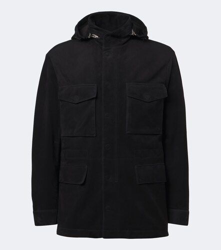 Veste saharienne à capuche en daim - Tom Ford - Modalova