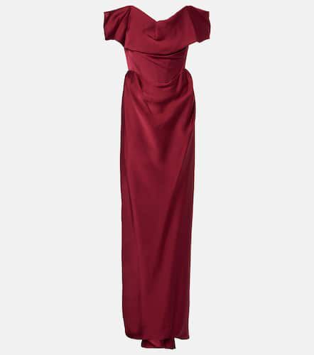 Robe longue Nova Cocotte en satin - Vivienne Westwood - Modalova