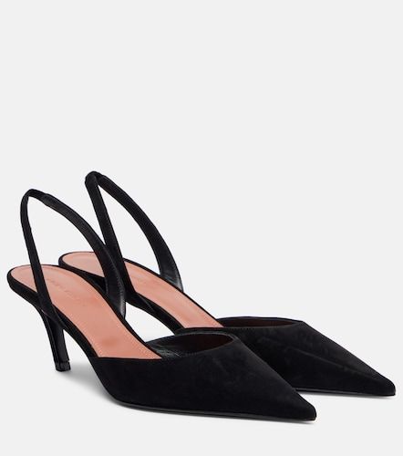 Escarpins slingback Sofia 60 en daim - Amina Muaddi - Modalova