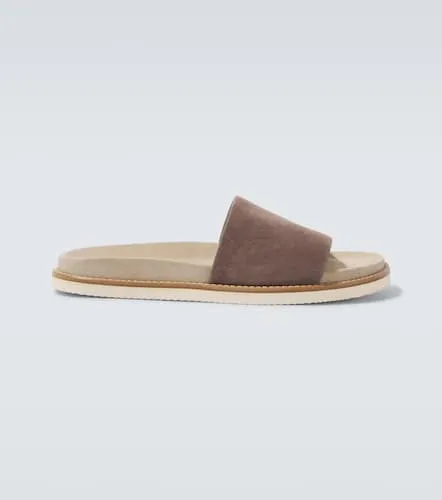 Brunello Cucinelli Slippers en daim - Brunello Cucinelli - Modalova