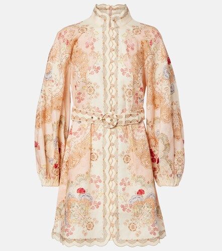Robe Daylight imprimée en lin - Zimmermann - Modalova