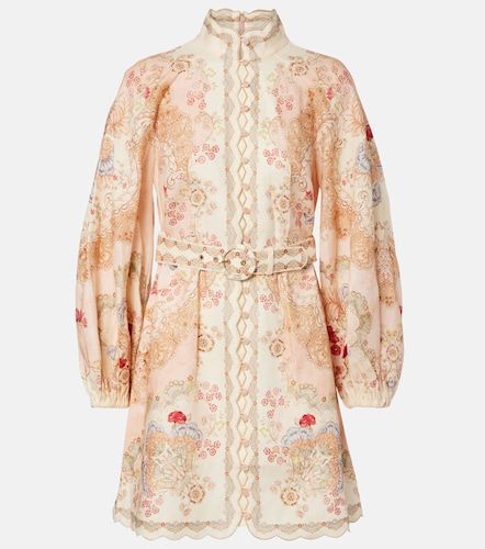 Robe Daylight imprimée en lin - Zimmermann - Modalova