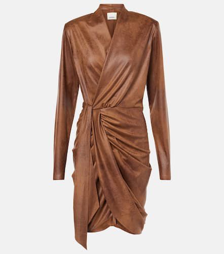 Robe portefeuille Aleora en daim synthétique - Isabel Marant - Modalova