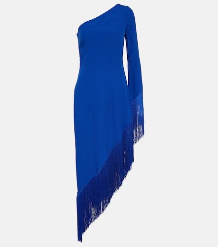 Robe midi Aventador asymétrique à franges - Taller Marmo - Modalova