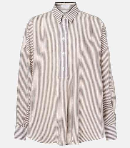 Chemise en lin et soie - Brunello Cucinelli - Modalova