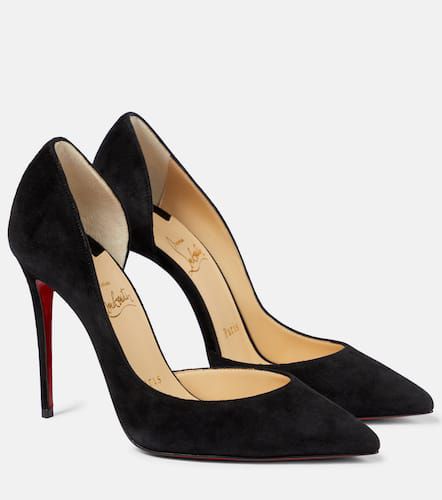 Escarpins Iriza 100 en daim - Christian Louboutin - Modalova