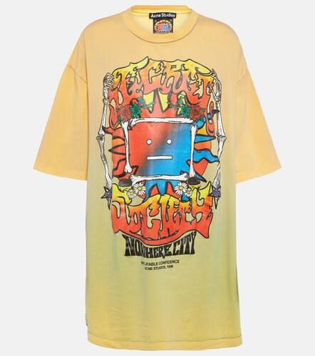 T-shirt Face imprimé en coton - Acne Studios - Modalova