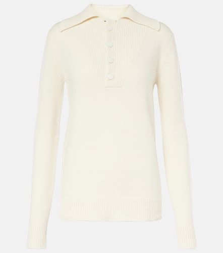 Pull polo en laine et cachemire - Plan C - Modalova