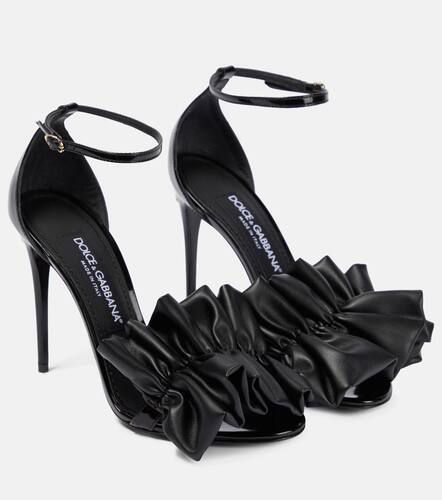 Chaussures Sandales à talons hauts Sandales à talon haut Dolce & Gabbana Sandales \u00e0 talon haut noir style d\u00e9contract\u00e9 