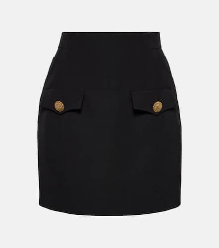 Balmain Mini-jupe en laine vierge - Balmain - Modalova