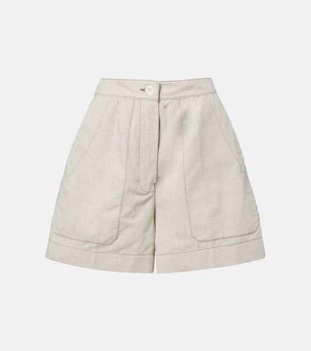 Prada Short en coton et lin - Prada - Modalova