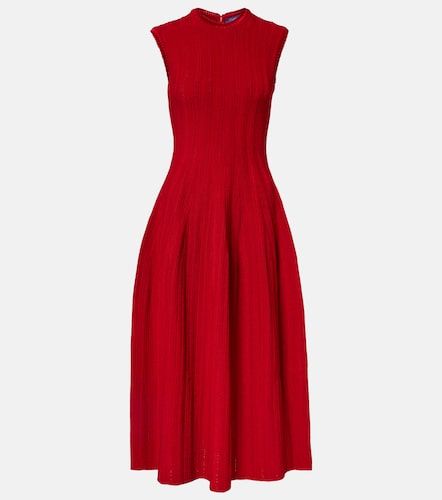 Robe midi en soie mélangée - Ralph Lauren Collection - Modalova