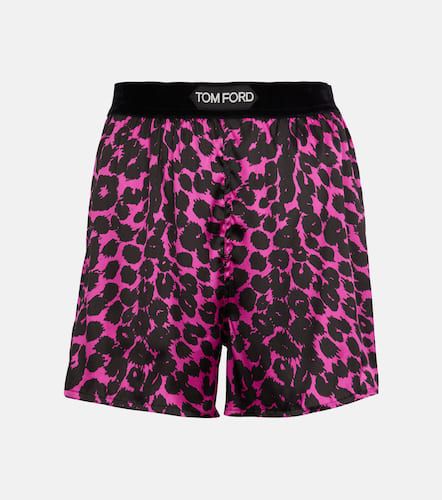 Tom Ford Short à motif léopard - Tom Ford - Modalova