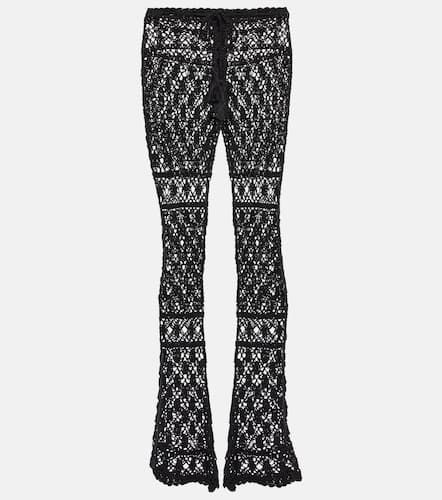 Pantalon Bianca en crochet de coton - Anna Kosturova - Modalova