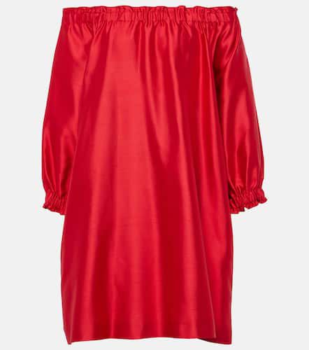 Robe Lepre en soie et coton à encolure bardot - Max Mara - Modalova