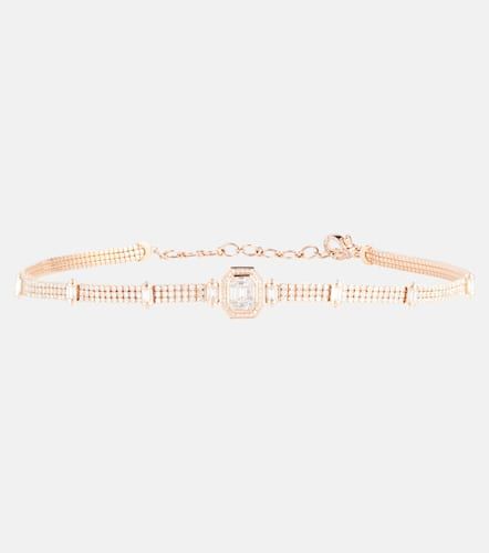 Choker Triple Thread Illusion en or rose 18 ct et diamants - Shay Jewelry - Modalova