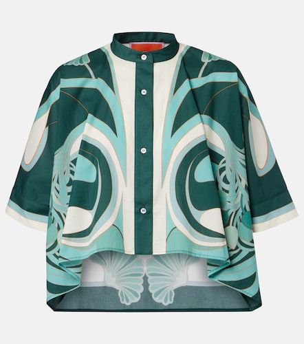 Chemise courte en coton imprimée - La DoubleJ - Modalova