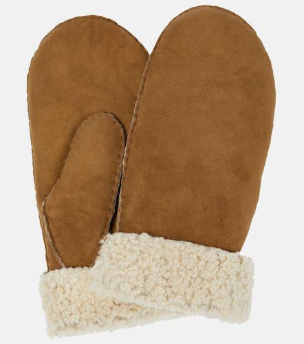 Moufles Mulfi en daim et shearling - Isabel Marant - Modalova