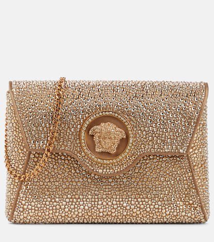 Pochette La Medusa à cristaux - Versace - Modalova