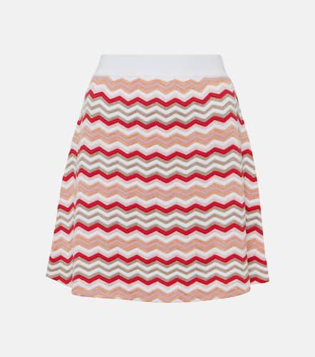 Mini-jupe Zig Zag en coton mélangé - Missoni - Modalova