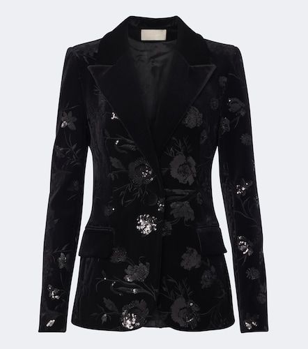 Blazer en velours à sequins - Elie Saab - Modalova