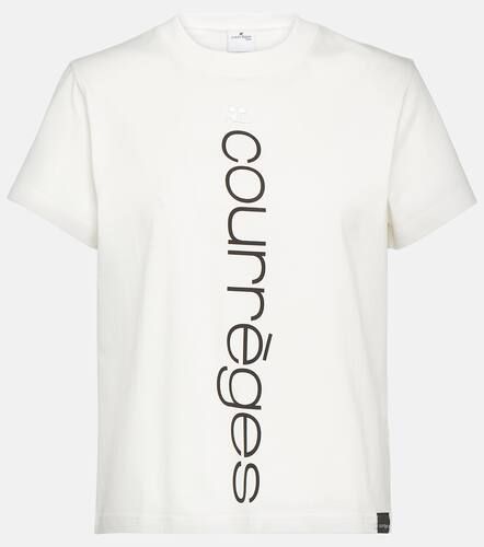 Courrèges T-shirt en coton imprimé à logo - Courreges - Modalova