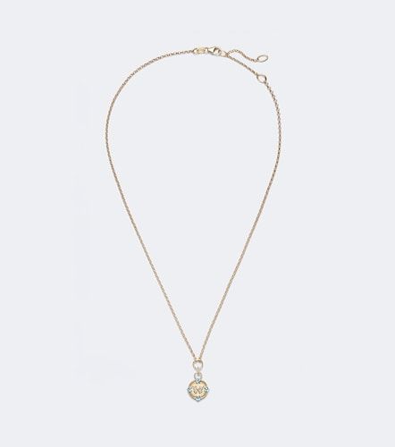 Collier Butterfly Wire en or 18 ct, diamants et topazes - FoundRae - Modalova